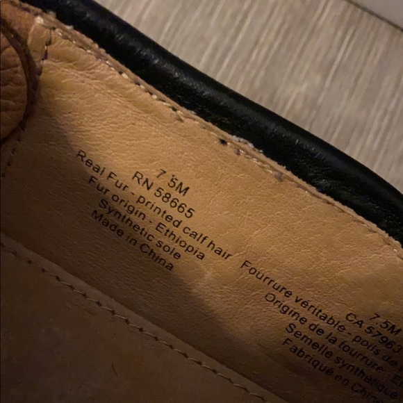 Halogen baylee calf hair slip ons 7.5 - Picture 5 of 5